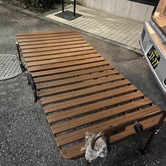 決定　折りたたみベットの画像