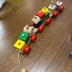 木製レールトレインの画像