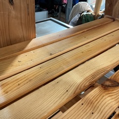 木製オープンシェルフ✨棚ラック4段汚れ•ベタつきあり💦おしゃれ🌷幅81.2cm奥行き30.3cm高さ120.5cmベージュの画像