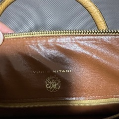 ユリエ　ニタニ　　YURIE NITANIハンドバッグ　本革 キャメルの画像
