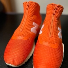 「美品 27.5 cm 新品同様 New Balance 247 Mid Zip オレンジ」の画像