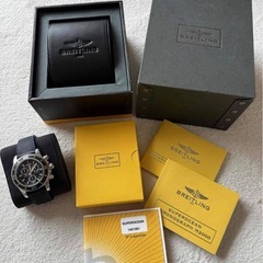 希少モデル★正規品本物★ブライトリングBREITLING★Superocean ChronographスーパーオーシャンM2000★ブルーダイヤル★46mm★付属品完備の画像