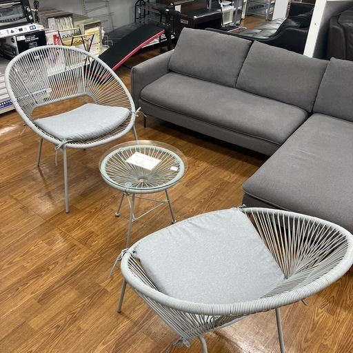 ガーデンテーブル&チェア　3点セット