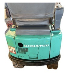 ミニユンボー　　コマツ　ＰＣ03の画像