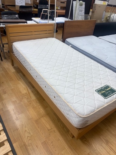 ジモティー特別価格? N1165★シングルベッド★ベッド幅1100mm