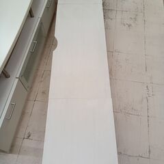 リユースのサカイ栃木店★ジモティ割あり★  TV台 ホワイト W180×D39×H32 クリーニング済み TC11488の画像