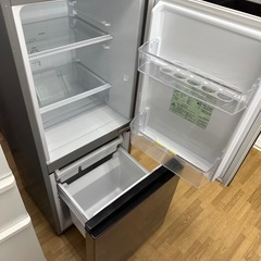 【ドリーム川西店御来店限定】☆ジモティー見たよ♪割引☆ ｱｸｱ 2ﾄﾞｱ冷蔵庫 AQR-J13M 126L 2022 動作確認／クリーニング済み 【99560000034249】の画像