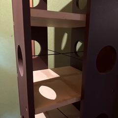 木製本棚の画像