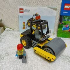 レゴブロック　キャンピングカー＆スチームローラーの画像