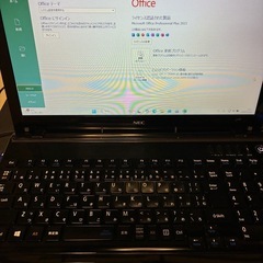 Windows11 Officeインストール済み　LS350/RSB ノートパソコンの画像