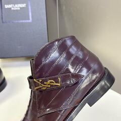 SAINT LAURENT イヴサンローラン アンクルブーツ プラットフォーム 厚底の画像