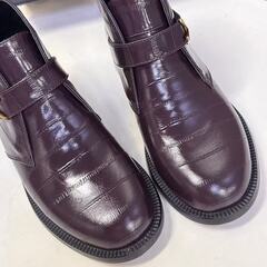 SAINT LAURENT イヴサンローラン アンクルブーツ プラットフォーム 厚底の画像