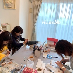 秋に大人気！ツイードバック　ディプロマレッスン　カルトナージュの画像