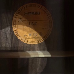 YAMAHA LL6 アコースティックぎたギターの画像