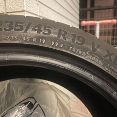 サマータイヤセット ４本セット Continental Eco Contact 6 Q 225/45R19 V XLの画像