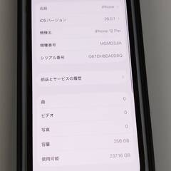 【SIMフリー】iPhone 12 Pro/A2406/256GB〈MGMD3J/A〉の画像