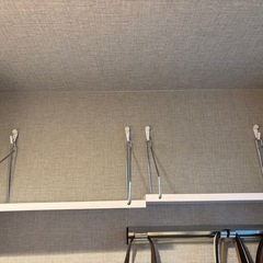 白い棚　2つ の画像