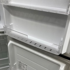 【訳あり特価】ハイセンス2ドア冷蔵庫 227L HR-B2301 徹底除菌クリーニング済み  右開き シルバー ファン式 自動霜取り 一人暮らし ひとり暮らし 大きめ 単身 新生活 フレッシュケース スリム幅55cmの画像