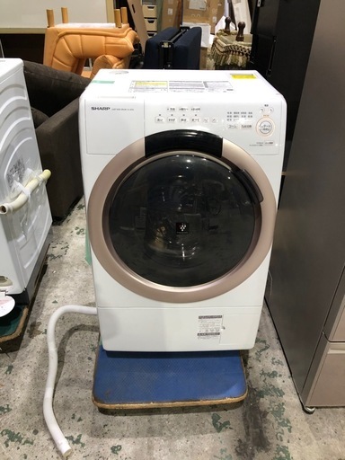 大阪府配送無料！　SHARP 2022年製　7/3.5kg ドラム式洗濯機