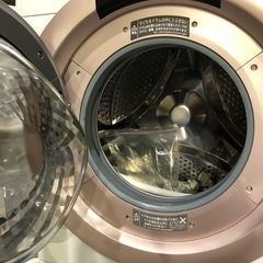 大阪府配送無料！　SHARP 2022年製　7/3.5kg ドラム式洗濯機の画像