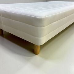 【11/29（土）限定！指定先へ送料無料でお届けします（墨田区、江東区、台東区）】無印良品 脚付マットレス ポケットコイル シングル 旧型の画像