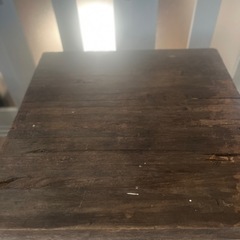 古材 ビンテージ&アイアンダイニングテーブルの画像