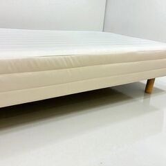 【11/29（土）限定！指定先へ送料無料でお届けします（墨田区、江東区、台東区）】無印良品 脚付マットレス ポケットコイル シングル 旧型の画像