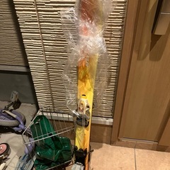 子供スキー　板 100cm 黄色の画像