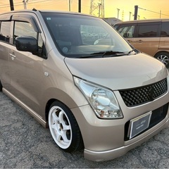 【支払総額13.8万円】鬼ローダウン ワゴンR車検付き即日納車ok8万キロ機関良好♩ カスタム好き必見！！売り切れ必至の画像