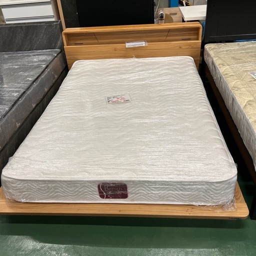 ダブルベッド＋マットレス　グランズ1400x 2000