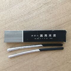 【おまけ】画材②　パレット / 彫刻刀 / 木炭の画像