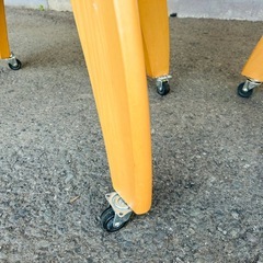 ダイニングテーブル3点セット　木製　140×80cmの画像