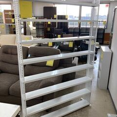 J5856　【リユースのサカイ柏店】　8段スチールラック　クリーニング済みの画像