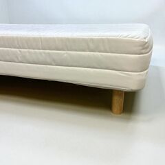 美品 無印良品 脚付マットレス ポケットコイル シングル 新型の画像