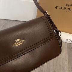 COACH コーチ ショルダーバッグ ブラウン 茶色の画像