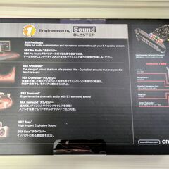 sound blaster audigy fx sb1570 新品未開封 ロープロブラケット付属の画像