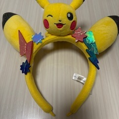 USJ カチューシャ　ピーチ姫　ピカチュウ　2個セットの画像