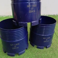 【保管品】カントレ 22C16/22A14 コアドリル3個セット　3インチ【野田愛宕店】【店頭取引限定】【未使用】管理番号：ITW4FSNETYT0の画像