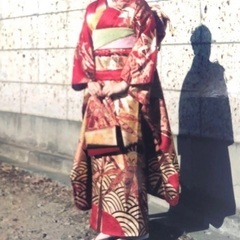 正絹振袖　帯　バッグ　草履　お貸ししますの画像