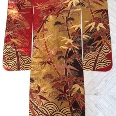 正絹振袖　帯　バッグ　草履　お貸ししますの画像