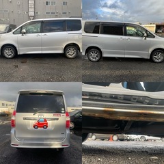 トヨタ　ノア　平成19年　19.5万キロ　Si  4WD 車検令和8年12月　ナビ　テレビ　前後ドラレコ　両側電動スライドの画像