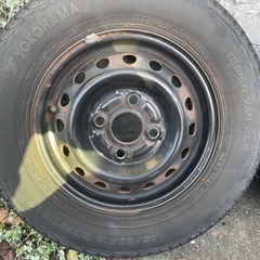 バモス　鉄　ホイール　12インチ　溝あり⭐️の画像