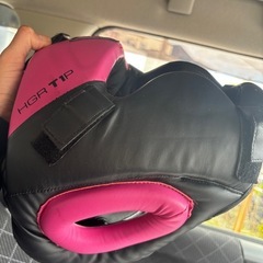 ☆美品！ RDX ヘッドギア Sサイズ ピンク黒の画像