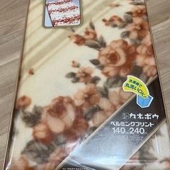 シングルサイズの毛布地のシーツです。の画像