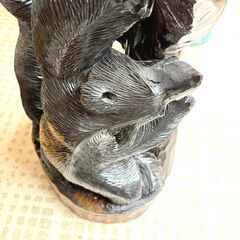 木彫り熊 5体 民芸品 工芸品 北海道 クマの画像