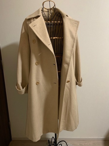 Max Mara 白タグ ベルト付　ロングコート