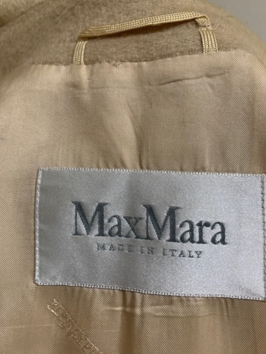 Max Mara 白タグ ベルト付　ロングコート
