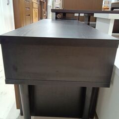 リユースのサカイ栃木店★ジモティ割あり★  TV台 ブラック×ブラウン W100×D37×H40.5 クリーニング済み TC11493の画像