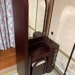 昭和レトロ　化粧台の画像