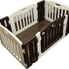 ※ キッズパーテーション　日本育児 キッズランド 2way ショコラの画像